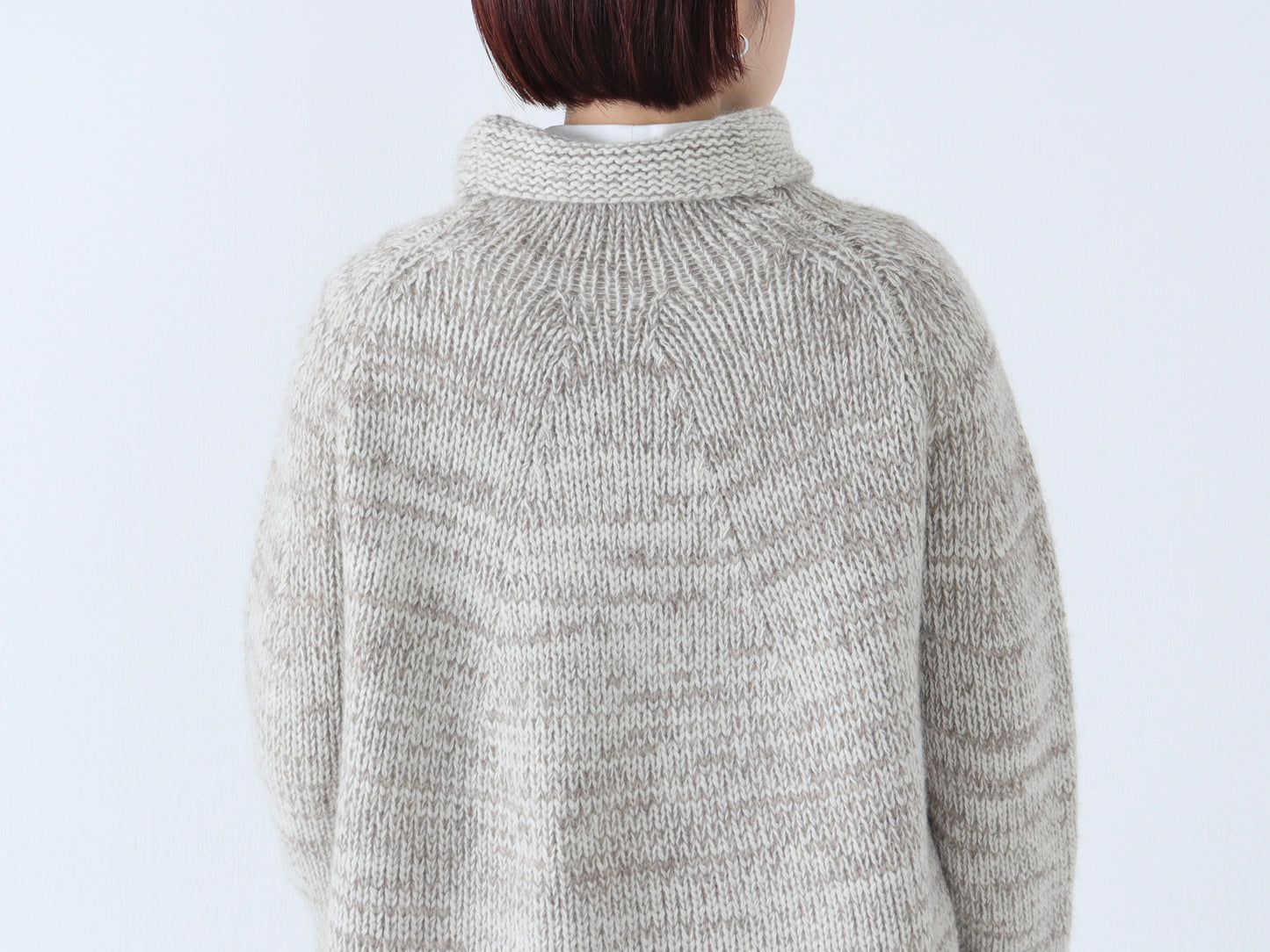 【NEW】モンゴルウール メランジワイドセーター