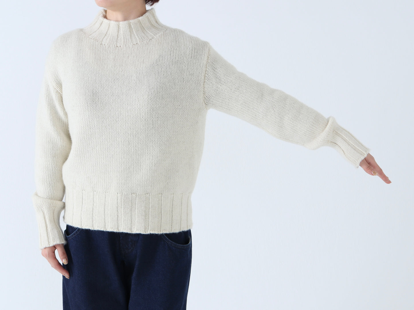 【NEW】モンゴルウール ハイネックセーター