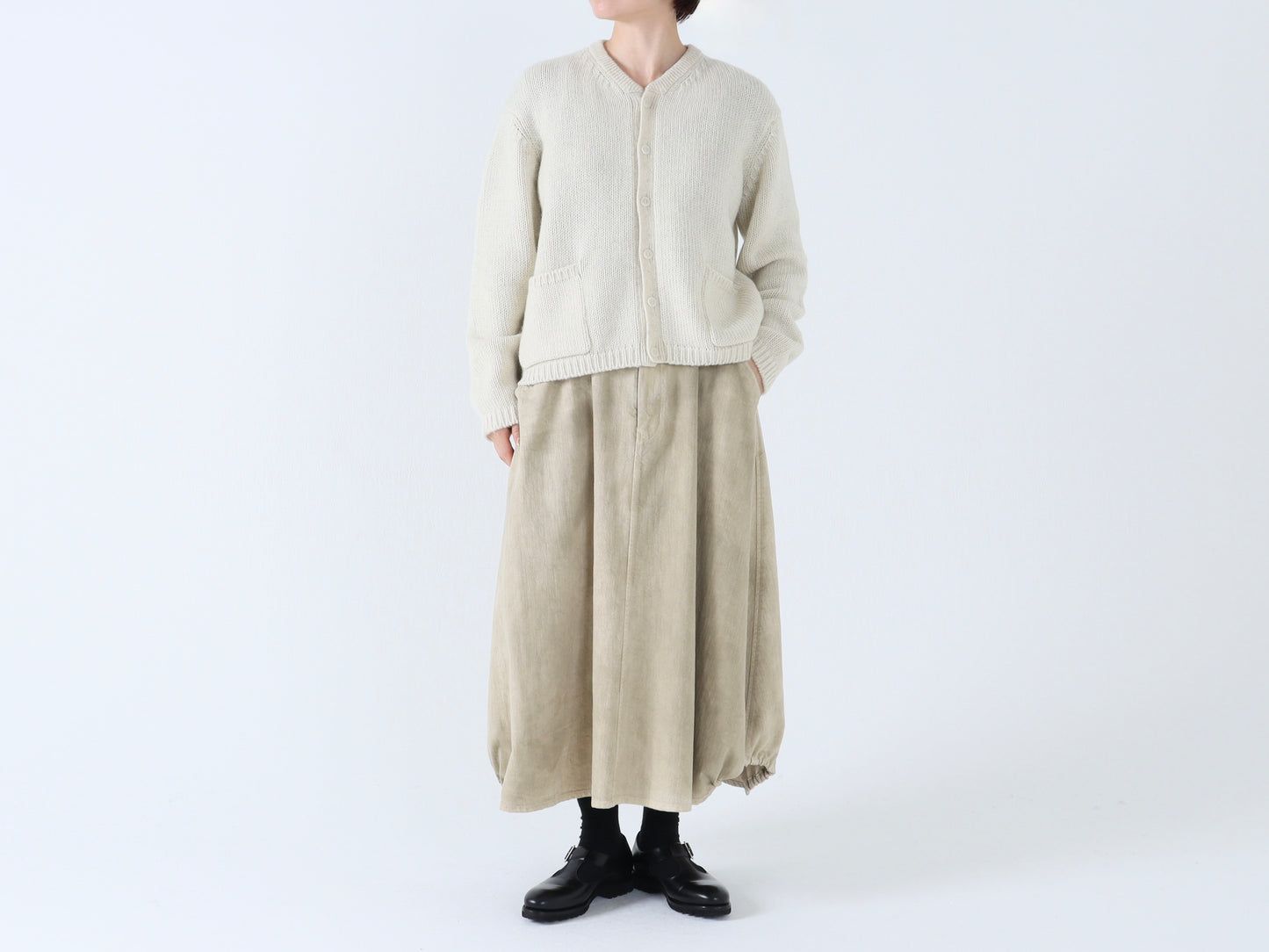 【NEW】ジンバブエコットン ヘムゴムスカート