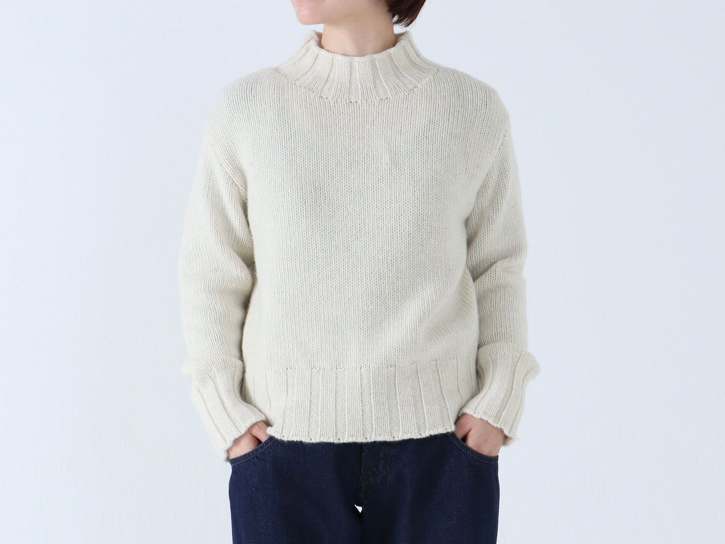 【NEW】モンゴルウール ハイネックセーター