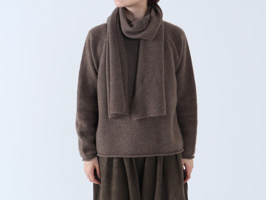 【NEW】ヤク 片あぜマフラー