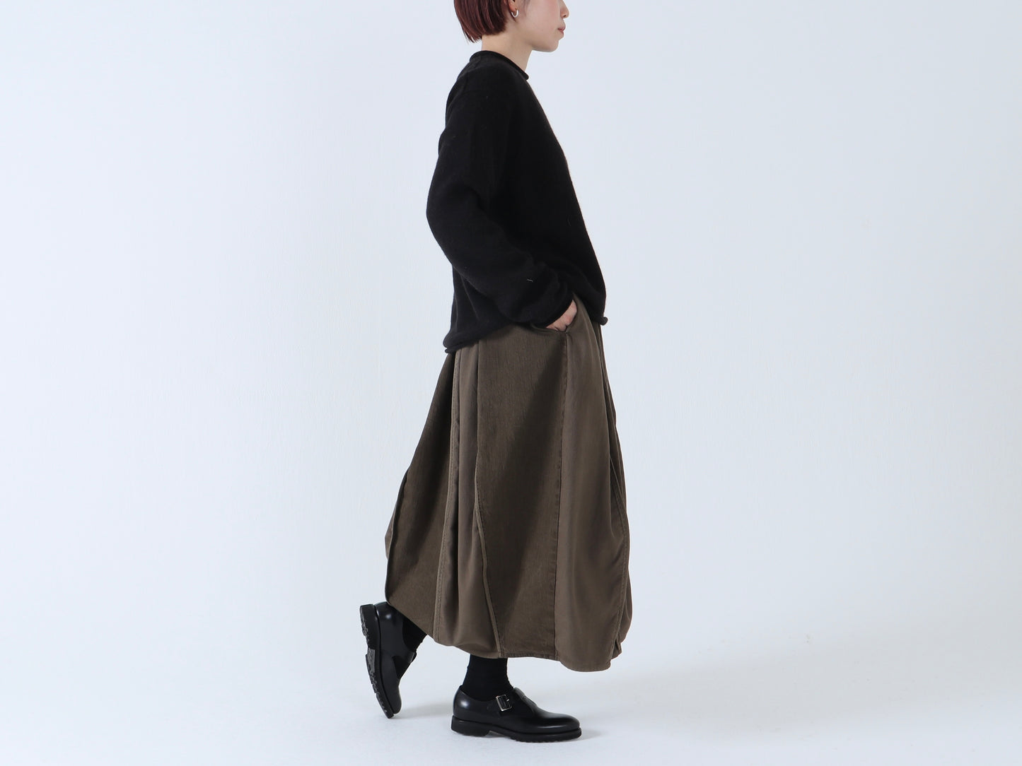 【NEW】ベビーキャメル ロールネックセーター