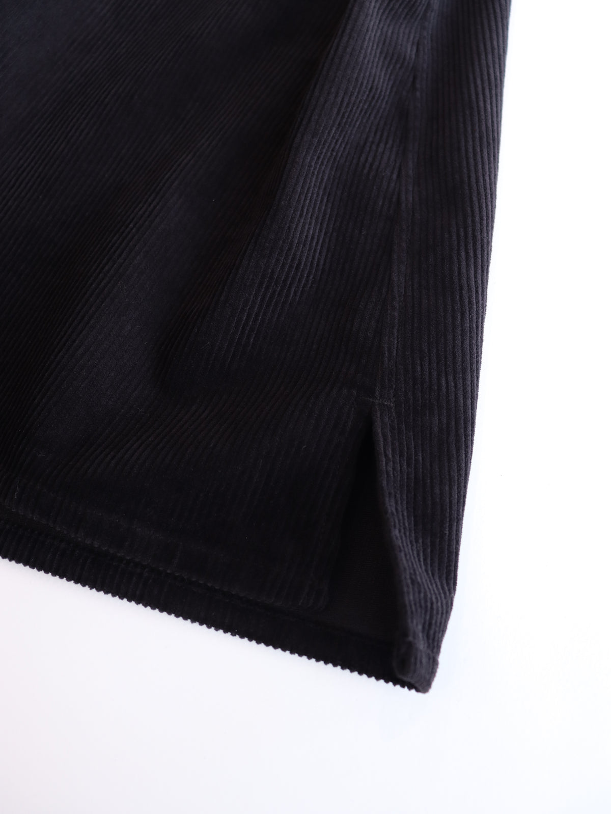 【NEW】綿コーデュロイ ファスナーシャツ
