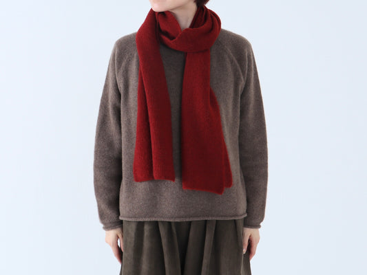 【NEW】ベビーキャメル 片あぜマフラー