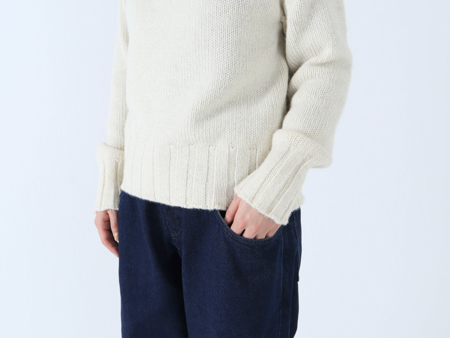 【NEW】モンゴルウール ハイネックセーター