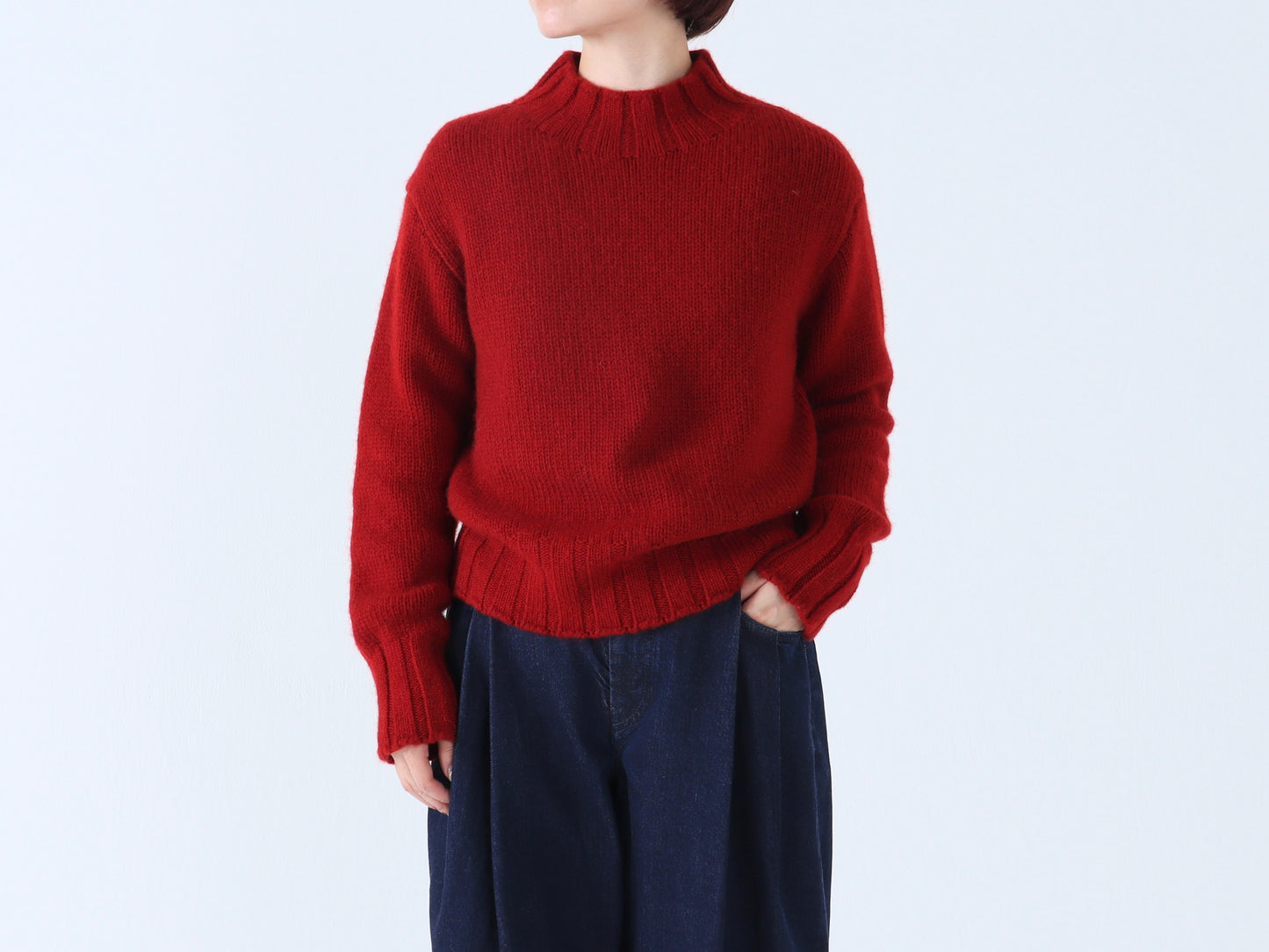 【NEW】モンゴルウール ハイネックセーター