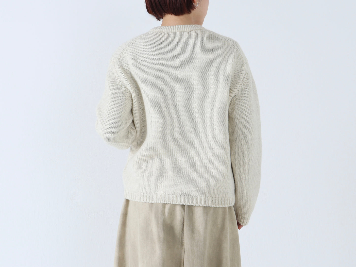 【NEW】モンゴルウール ショート丈カーディガン