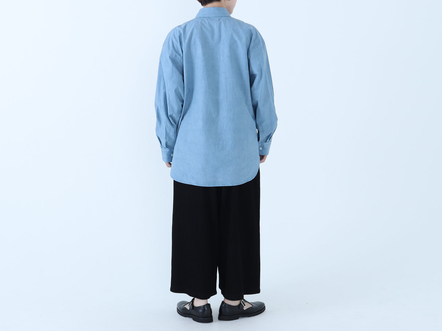 綿近江晒 オーバーシャツ