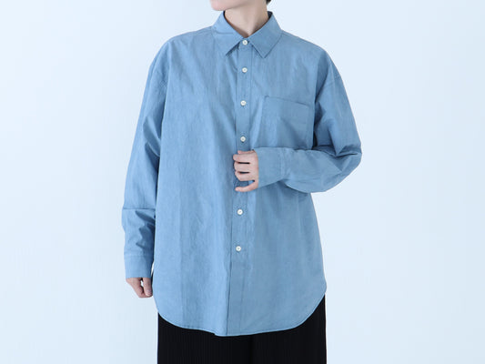 綿近江晒 オーバーシャツ