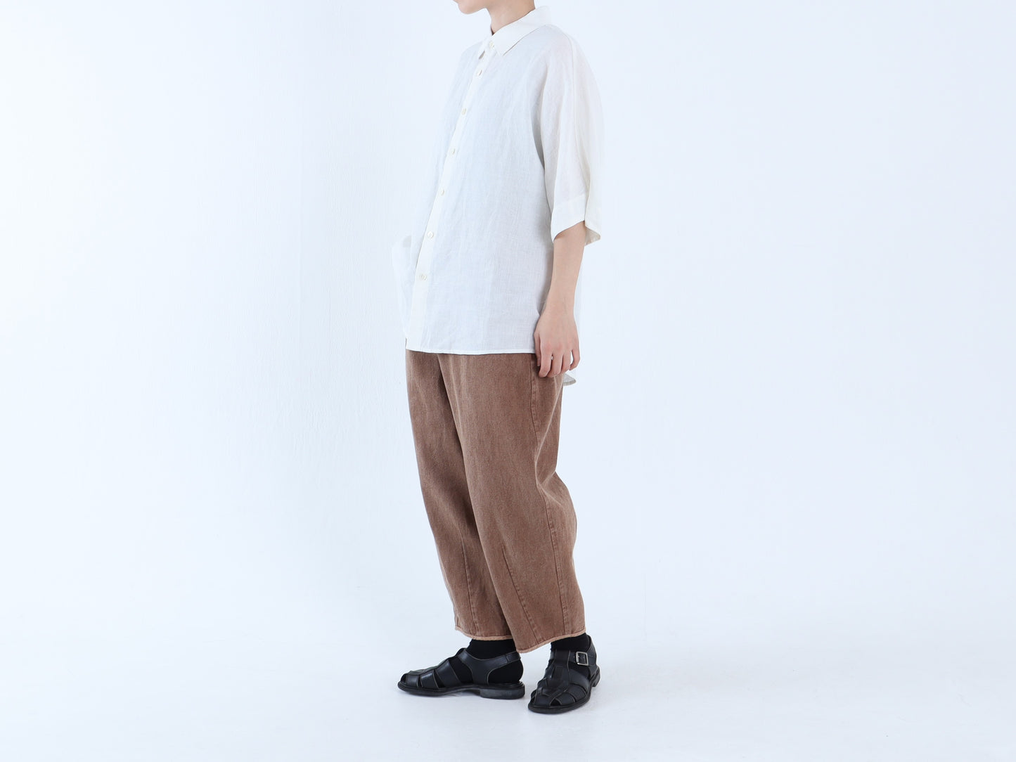 インド綿 ペンシルパンツ