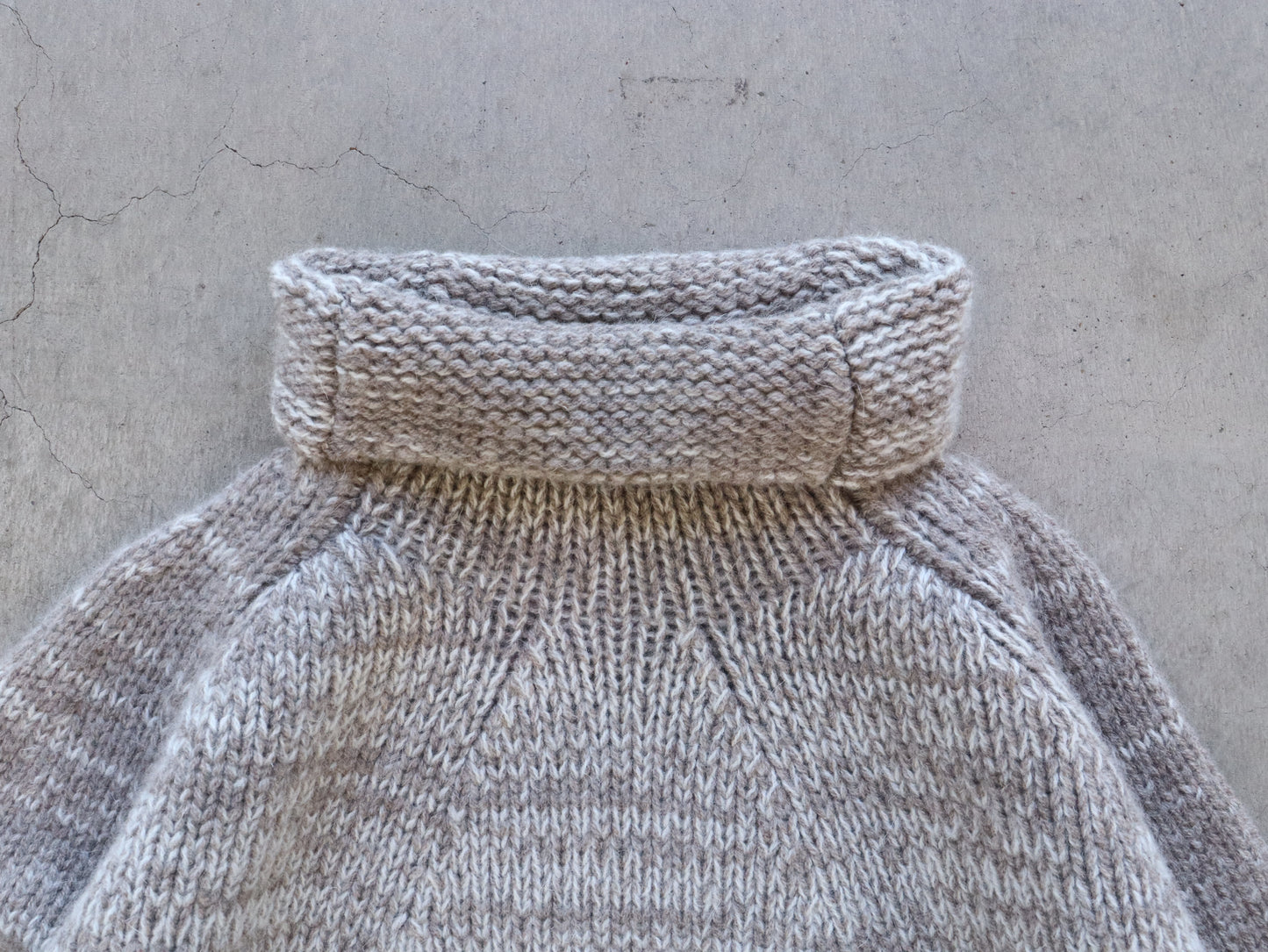 【NEW】モンゴルウール メランジワイドセーター