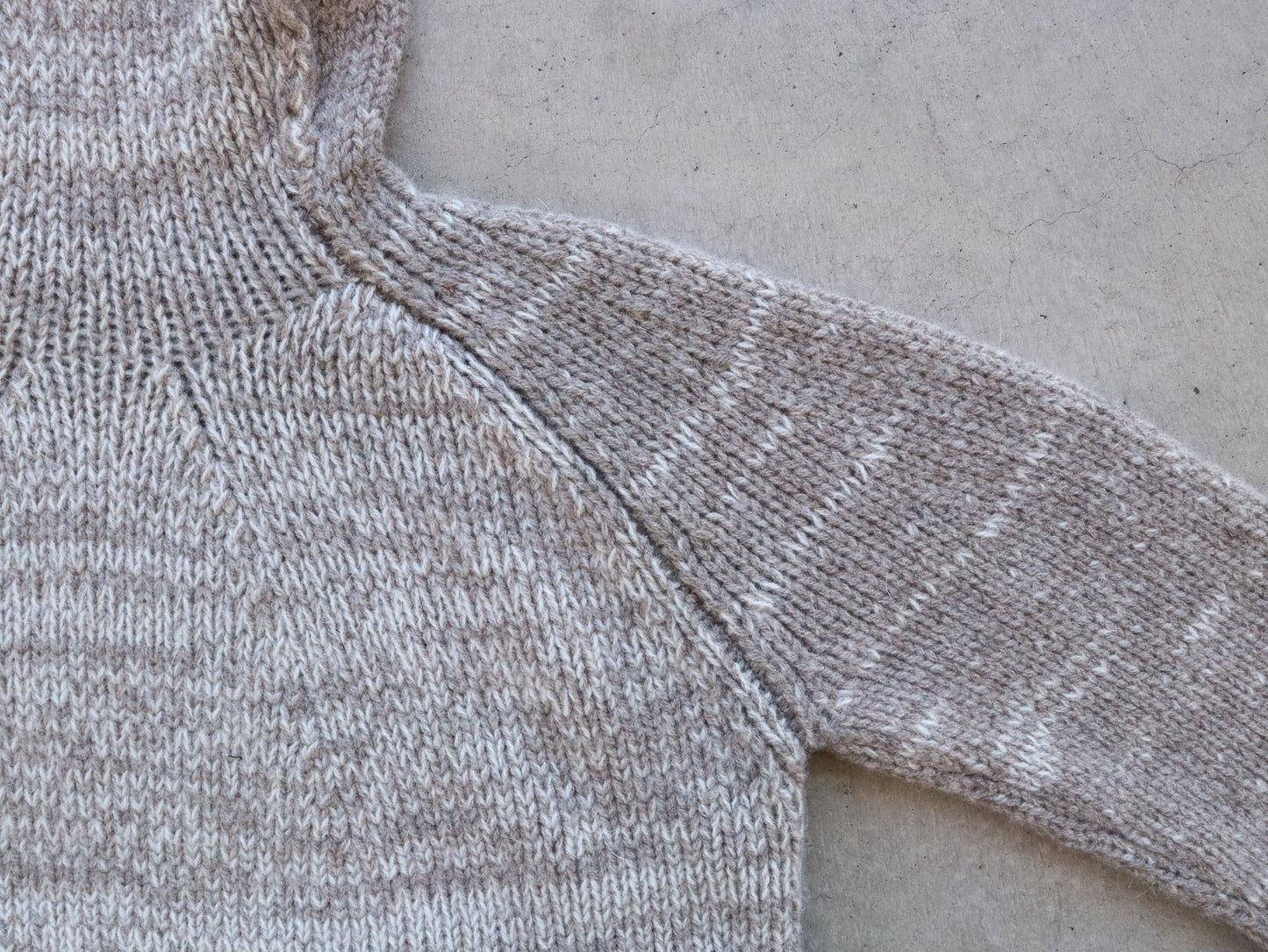 【NEW】モンゴルウール メランジワイドセーター