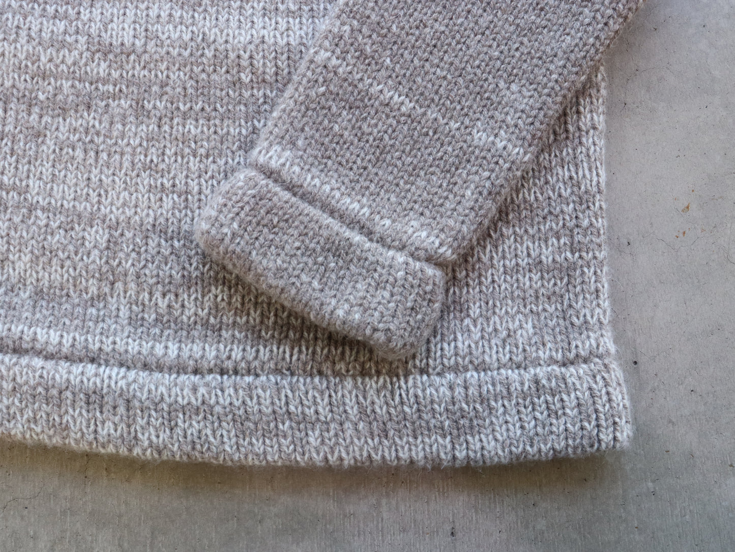 【NEW】モンゴルウール メランジワイドセーター