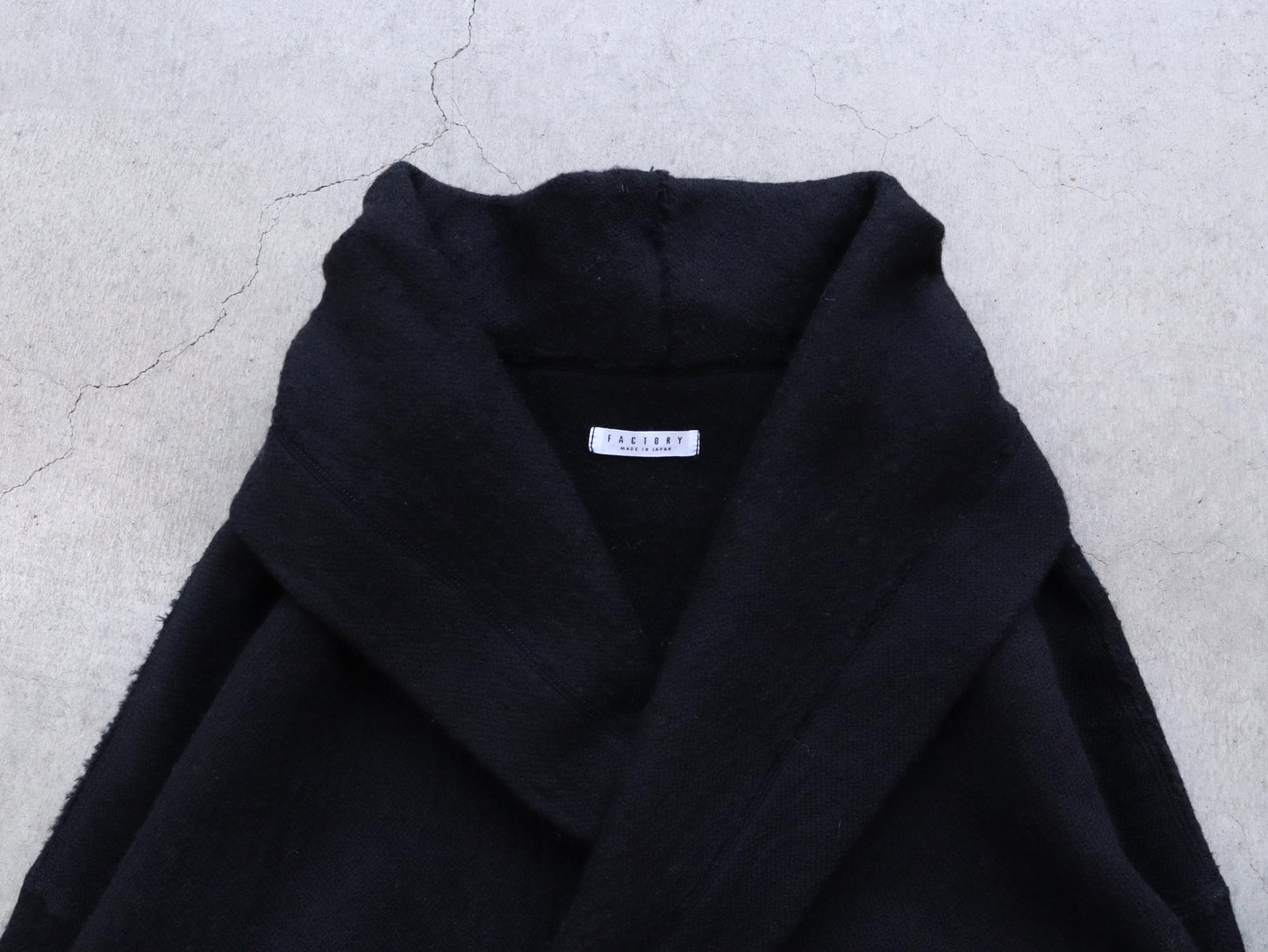 【NEW】縮絨ウール ショールコート