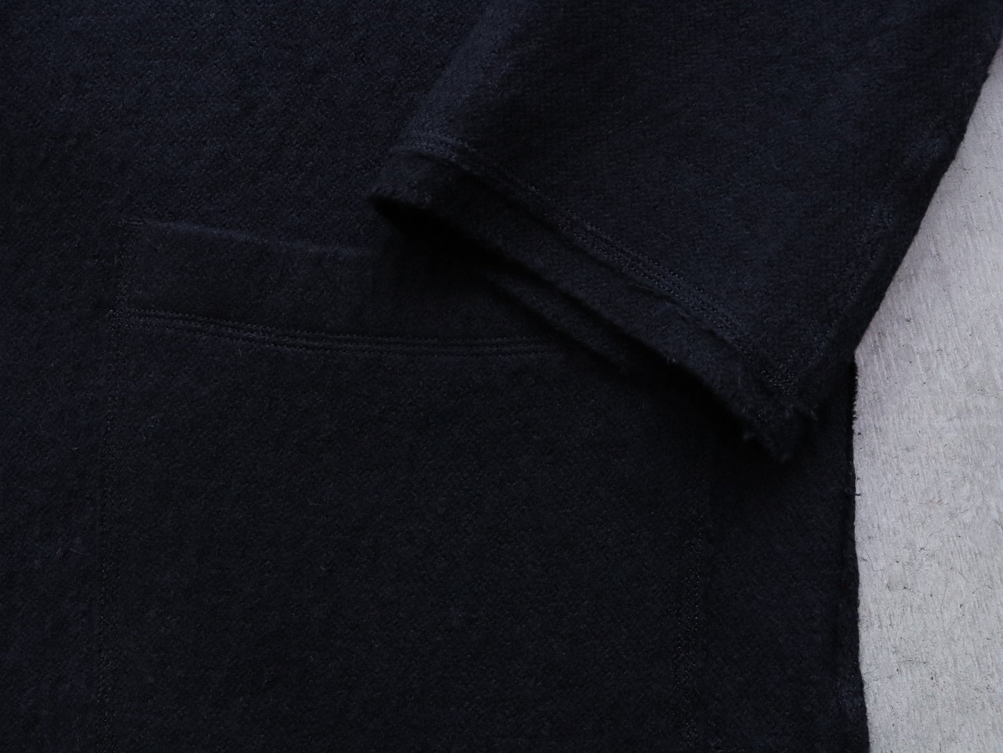 【NEW】縮絨ウール ショールコート