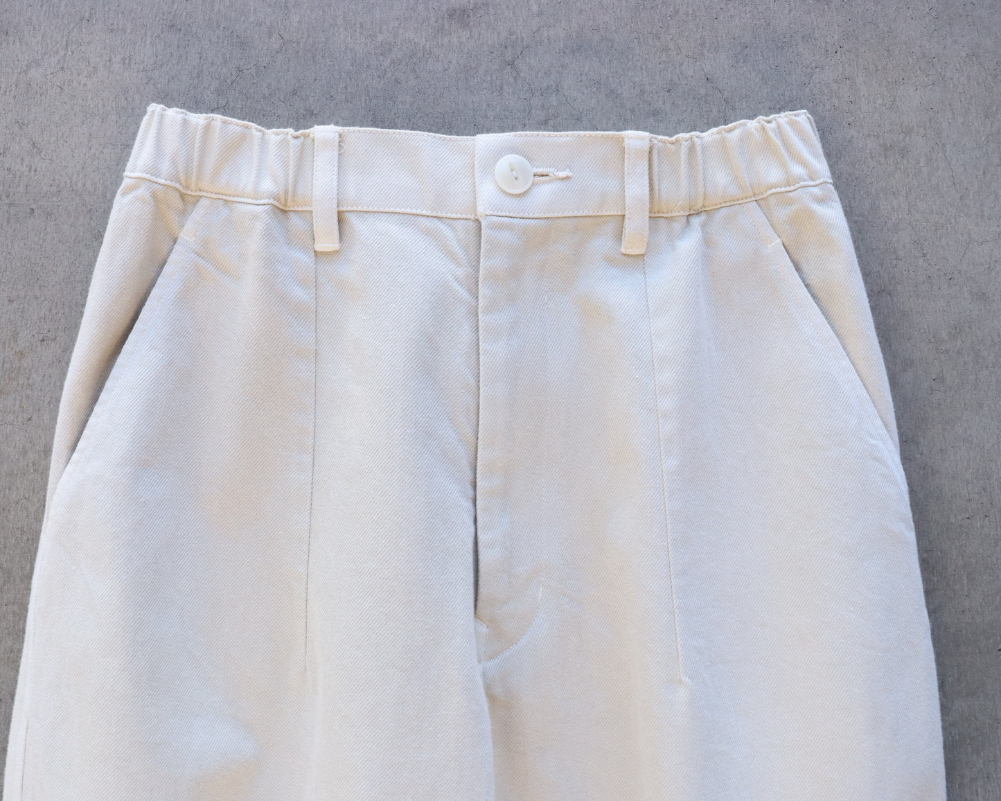 綿デニム ペンシルパンツ