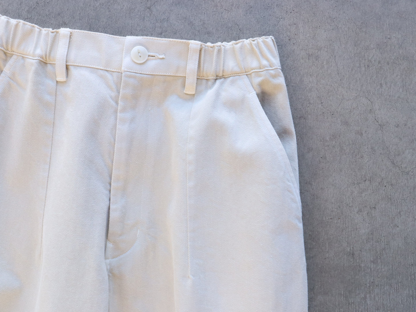 綿デニム ペンシルパンツ