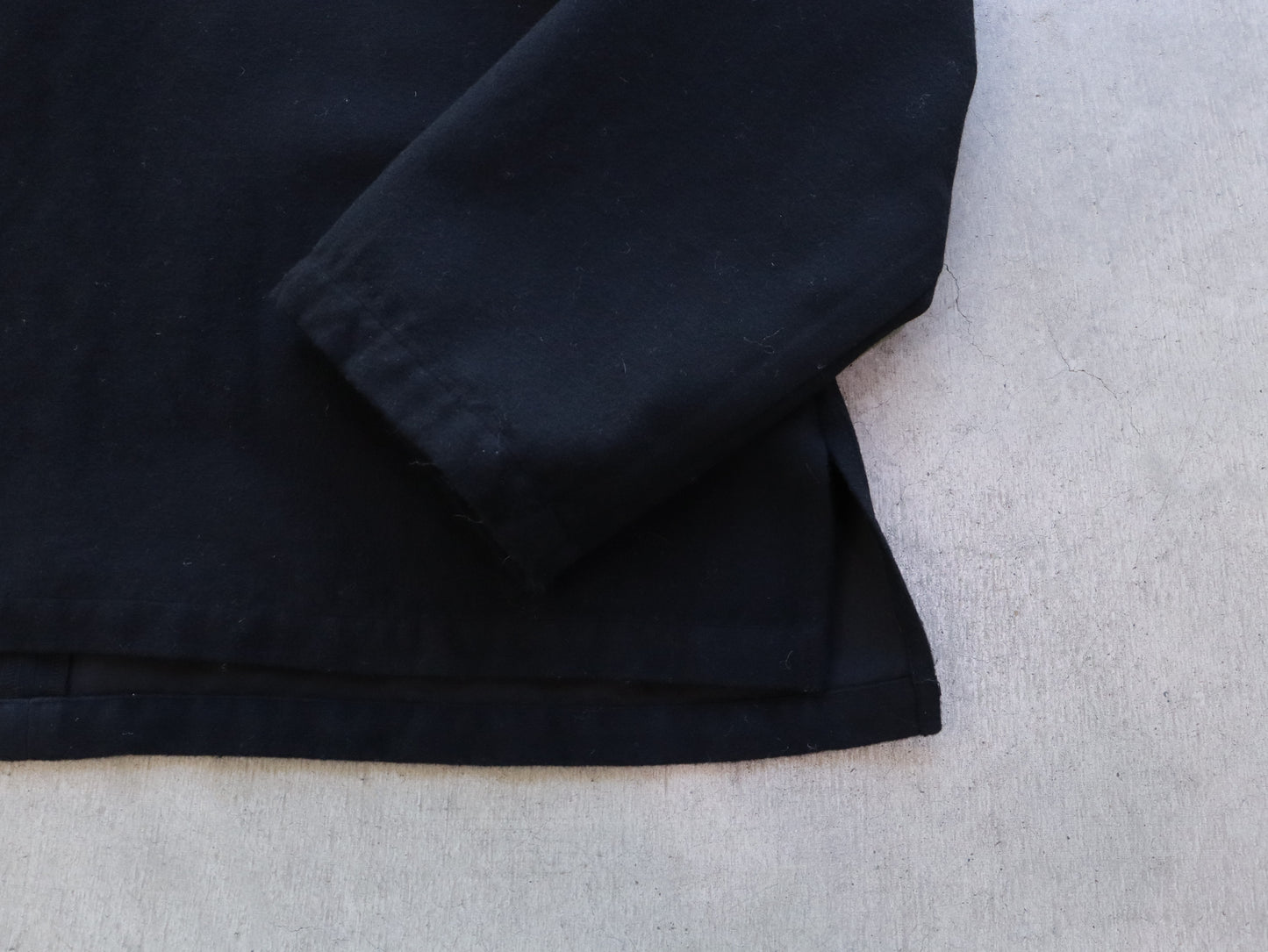 【NEW】綿ウール朱子織 プルオーバーブラウス