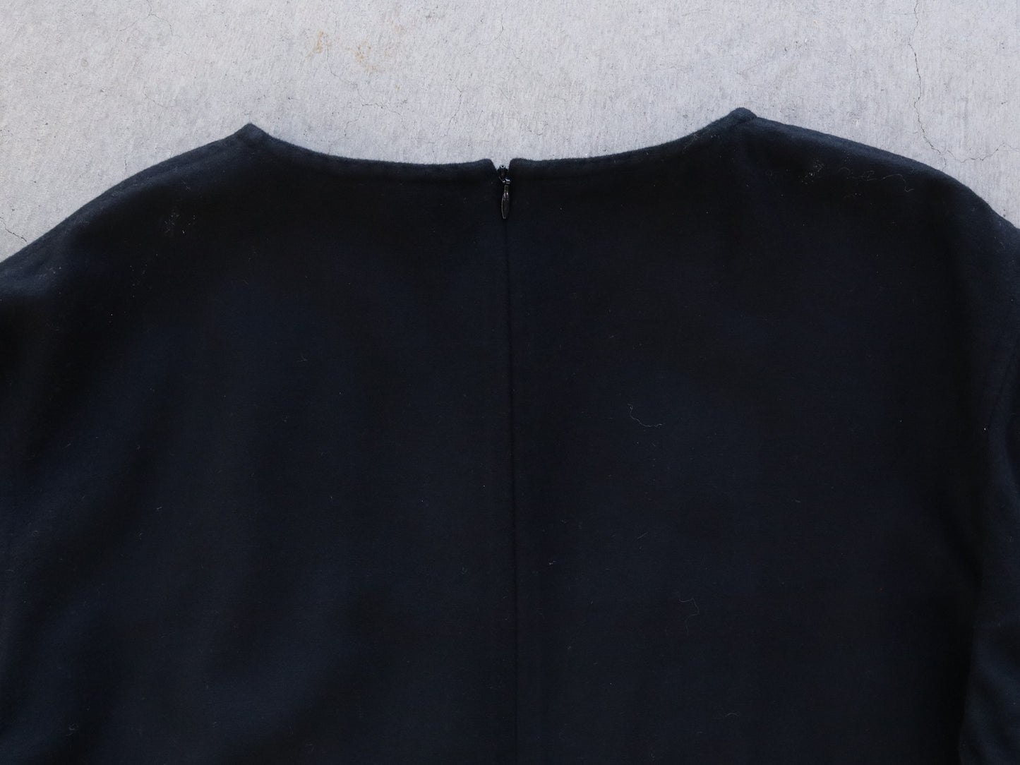 【NEW】綿ウール朱子織 プルオーバーブラウス