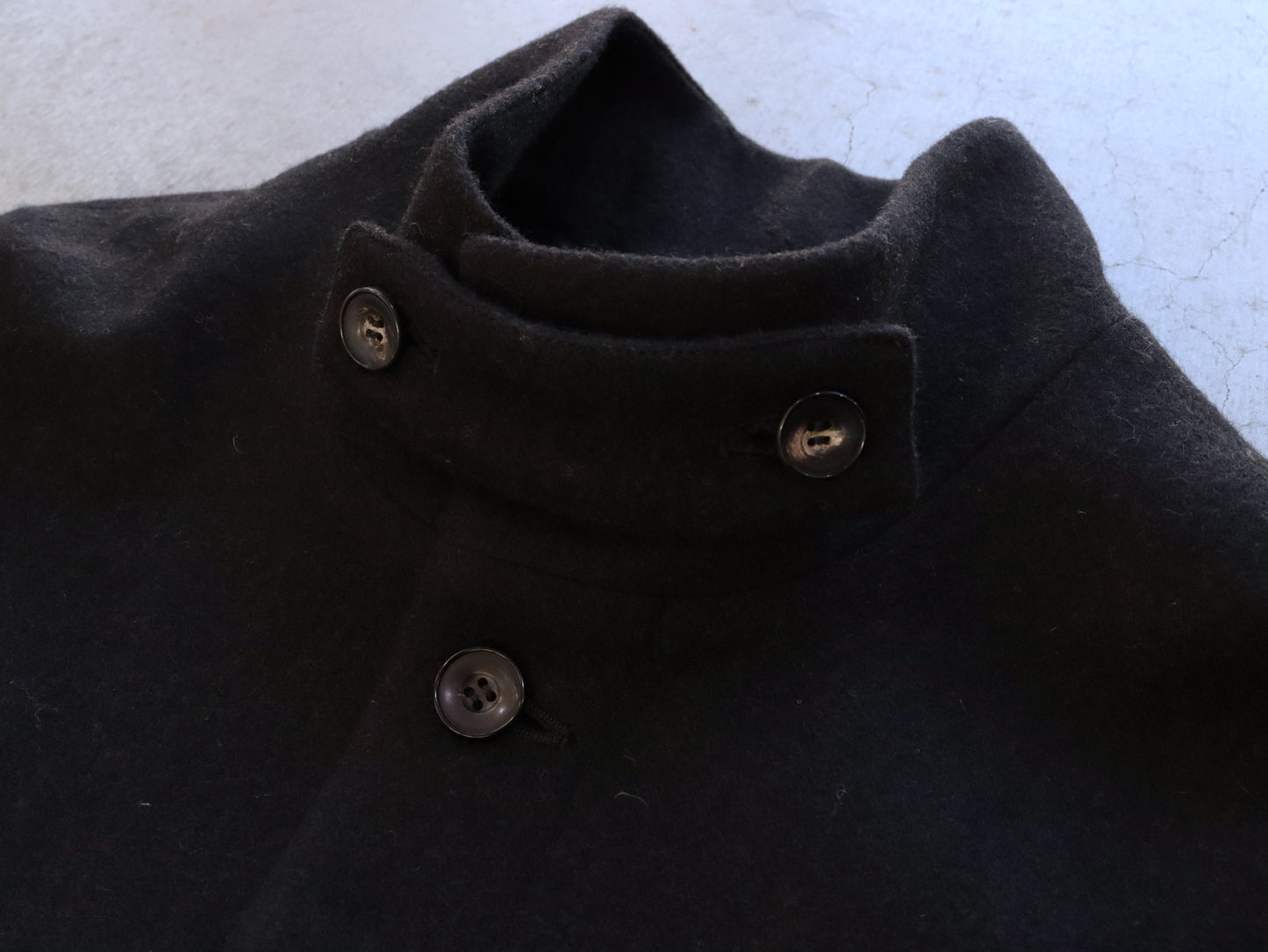 【NEW】ウールやぶれ織 オーバーコート