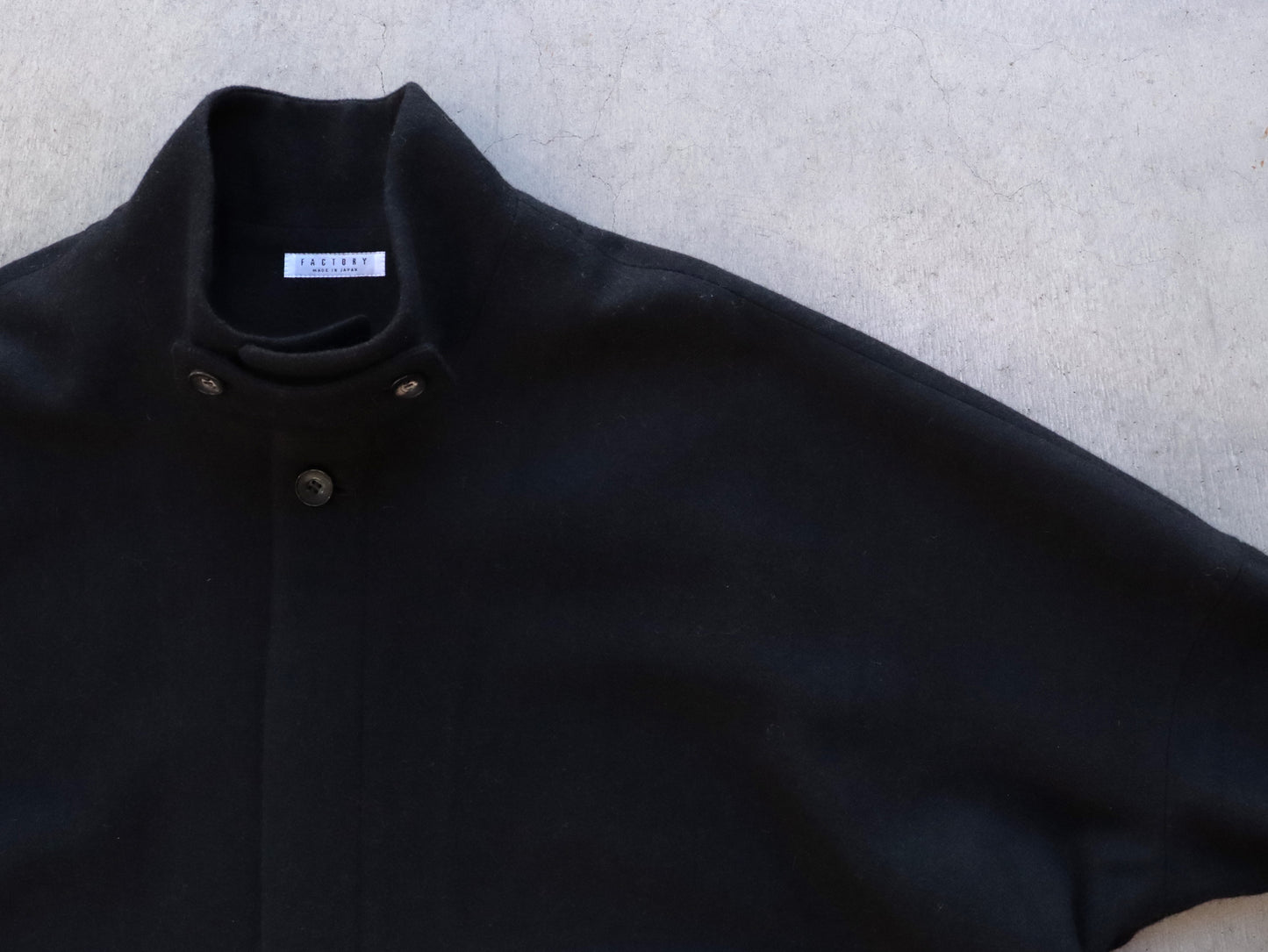 【NEW】ウールやぶれ織 オーバーコート