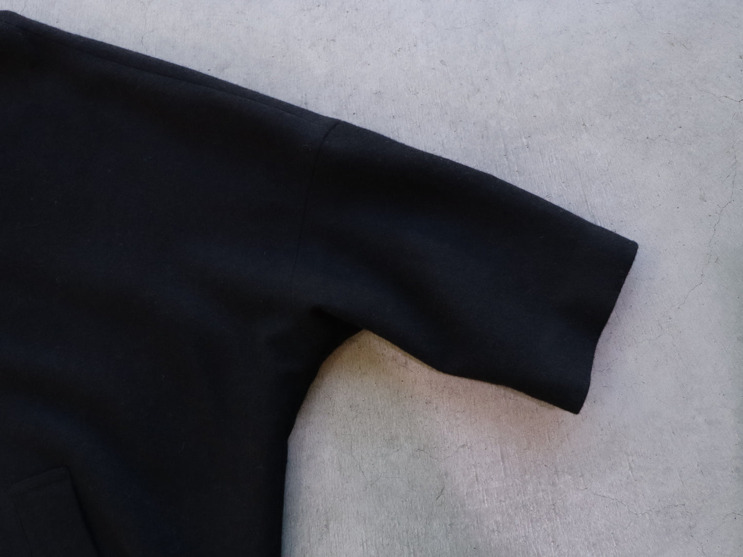 【NEW】ウールやぶれ織 オーバーコート