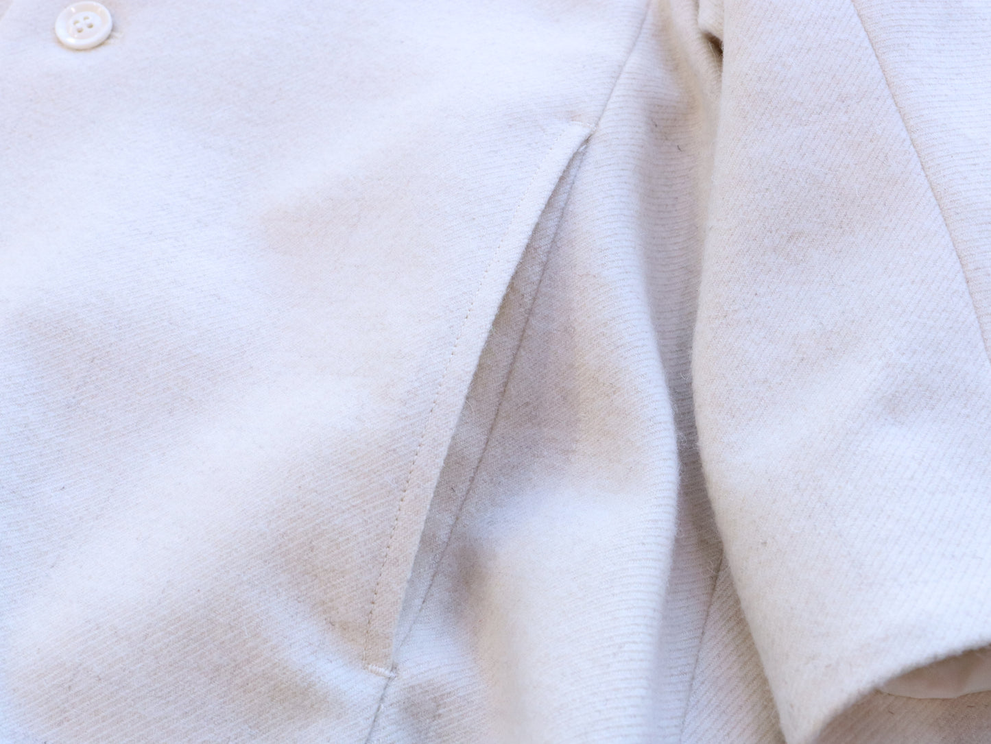 【NEW】ウールへリンボン パラシュートコート