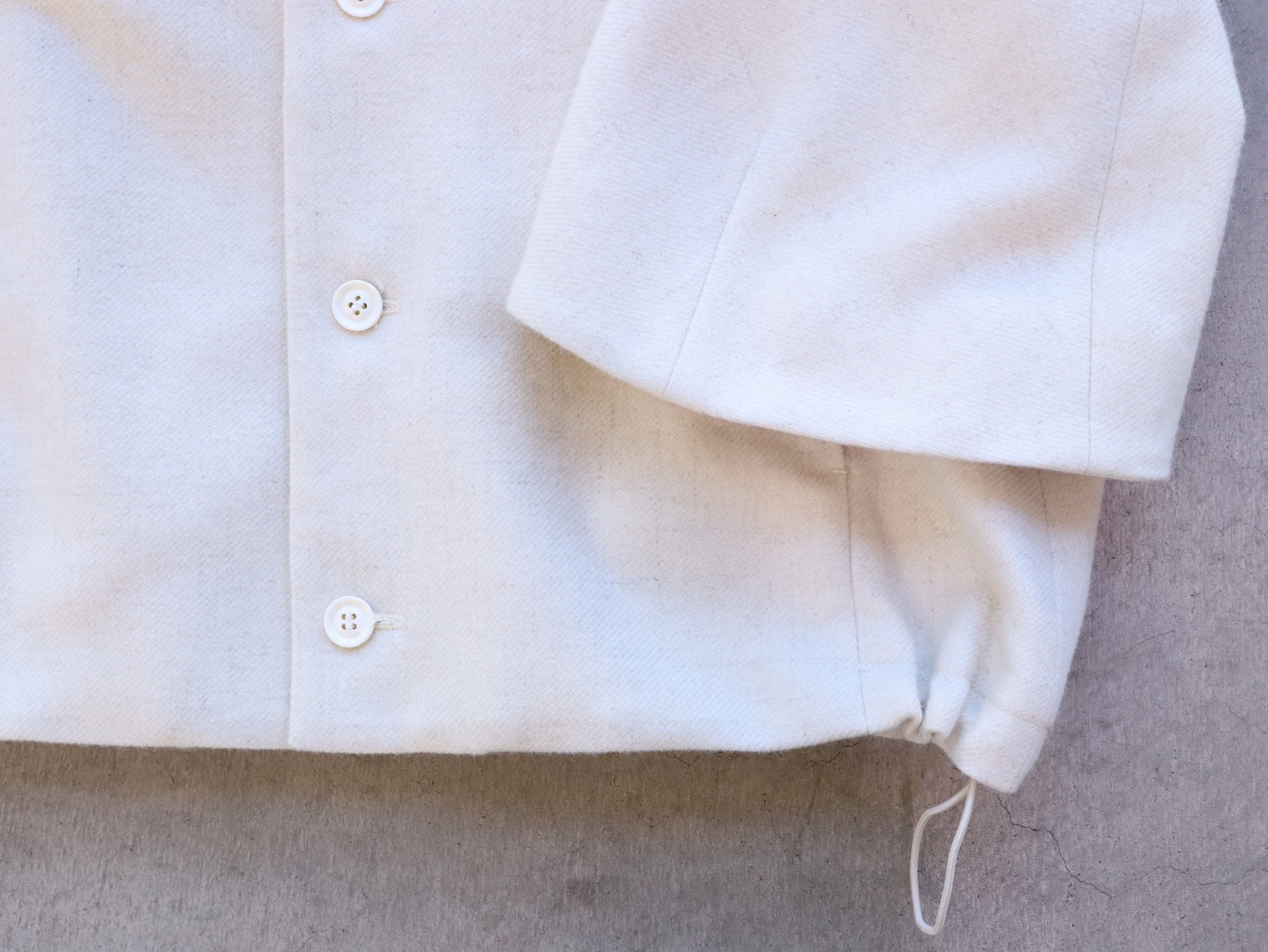 【NEW】ウールへリンボン パラシュートコート