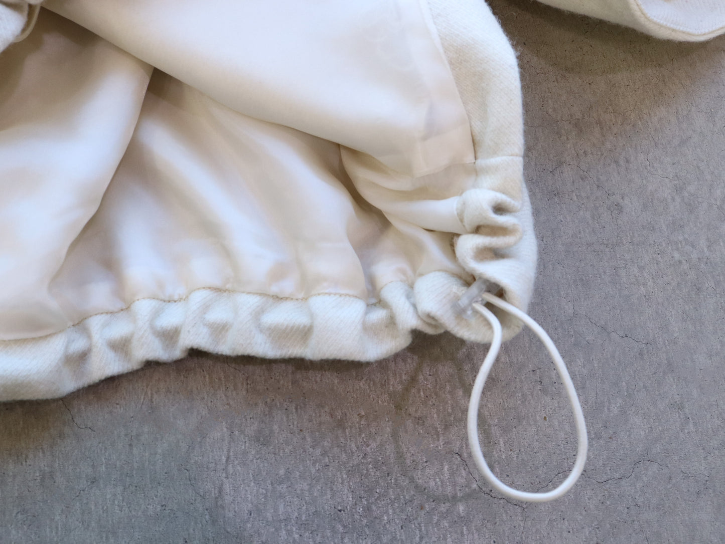 【NEW】ウールへリンボン パラシュートコート