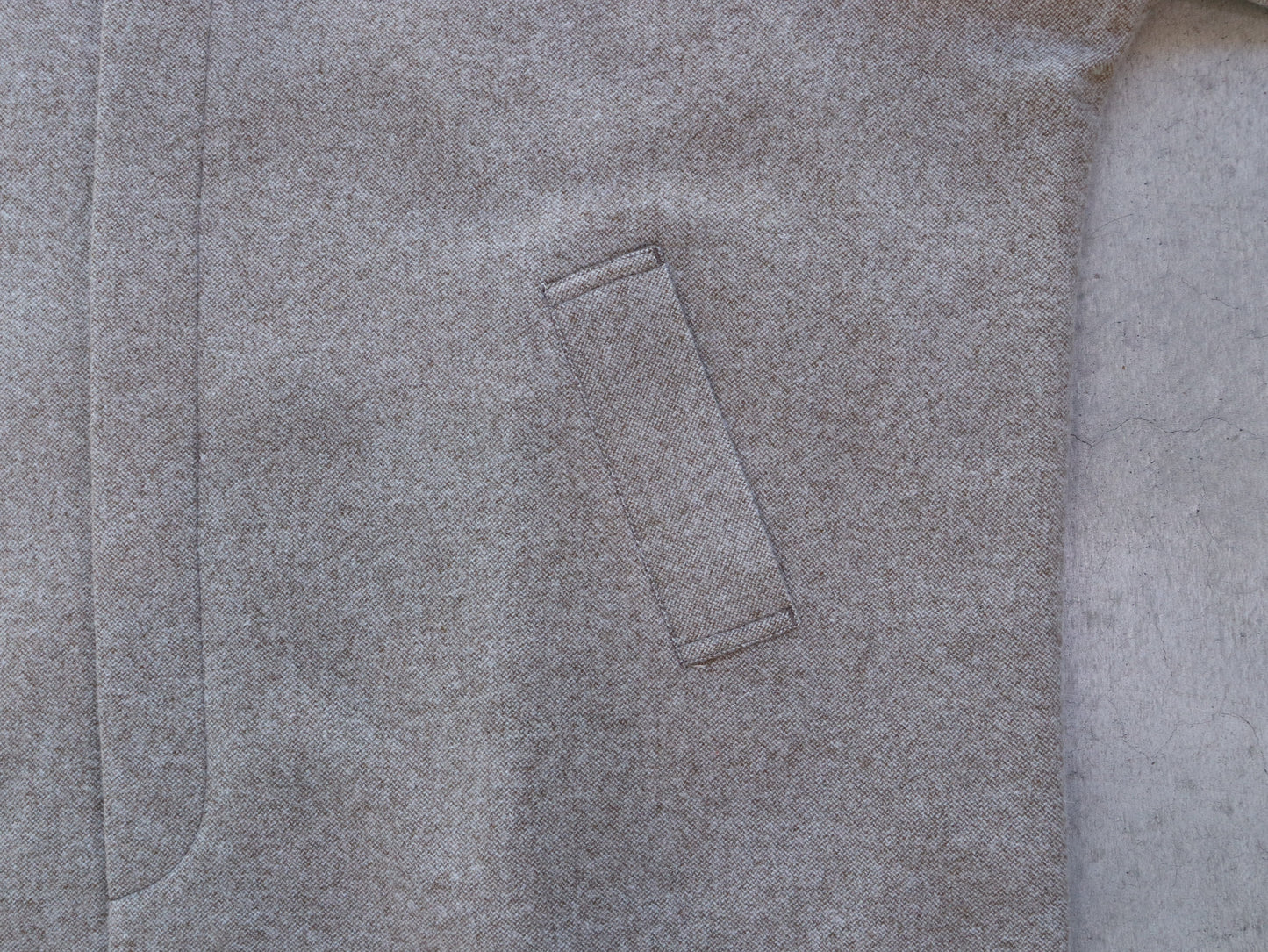 ウールやぶれ織 オーバーコート