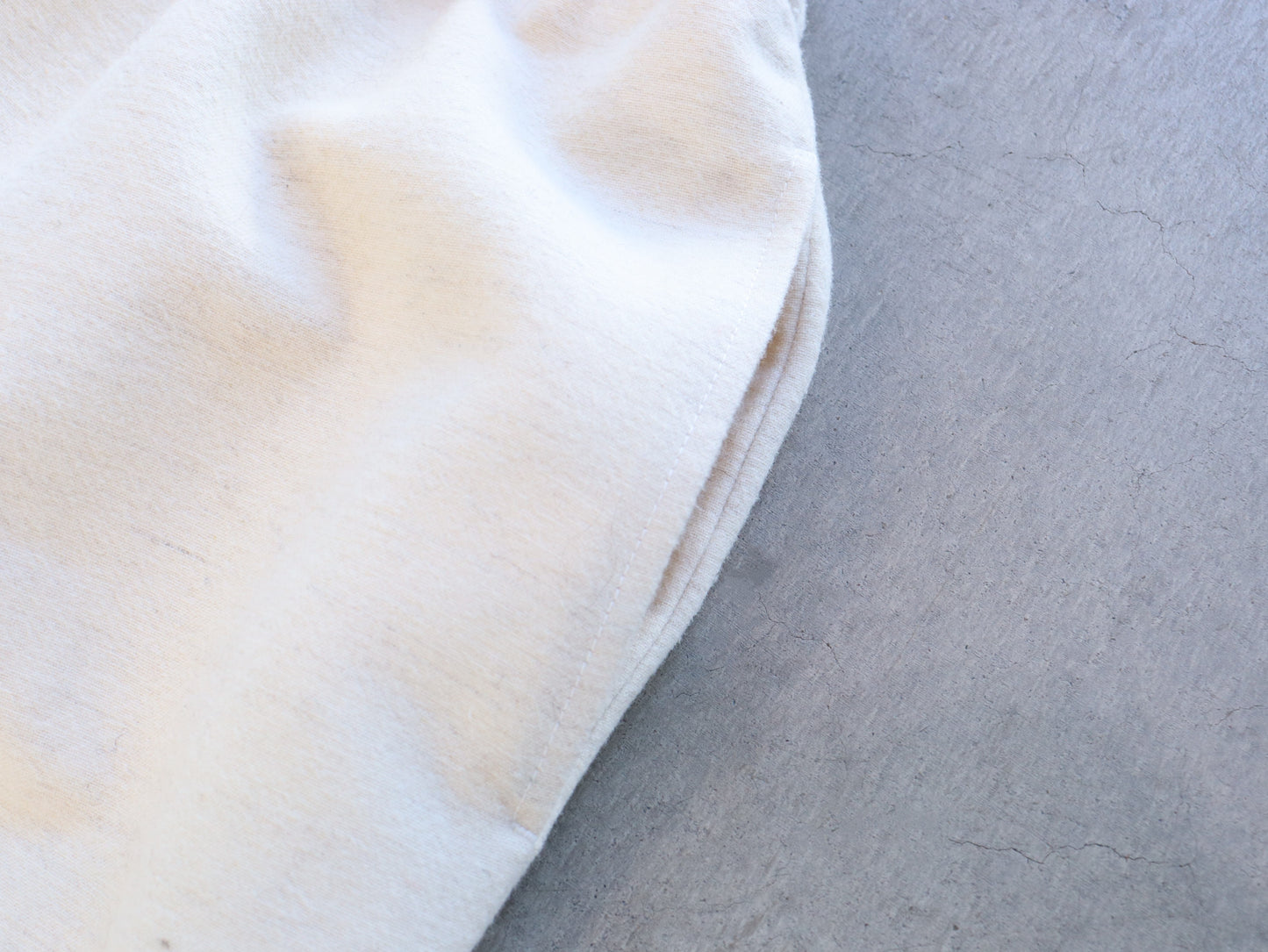 綿ウール朱子織 リラックスパンツ