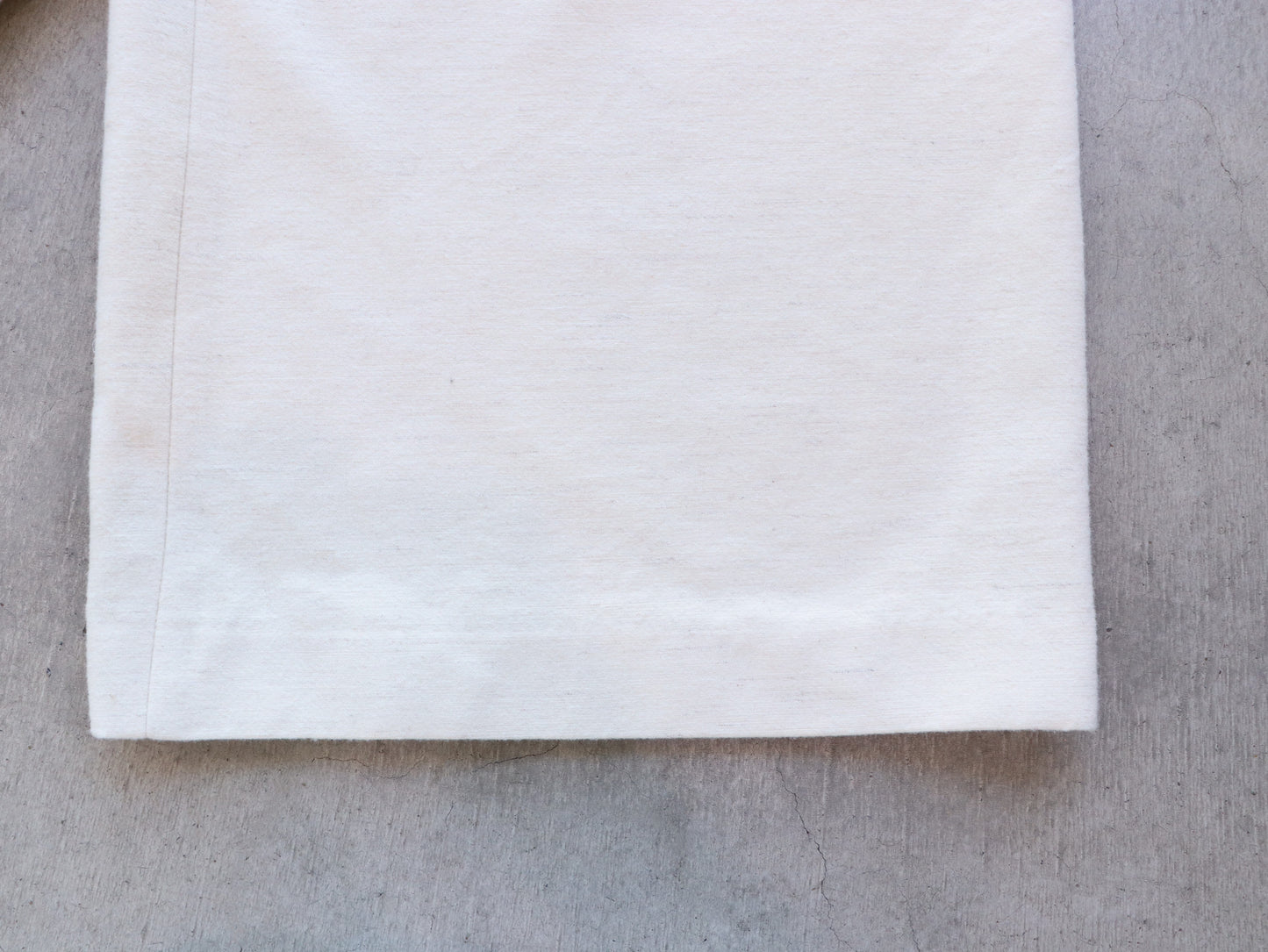 綿ウール朱子織 リラックスパンツ