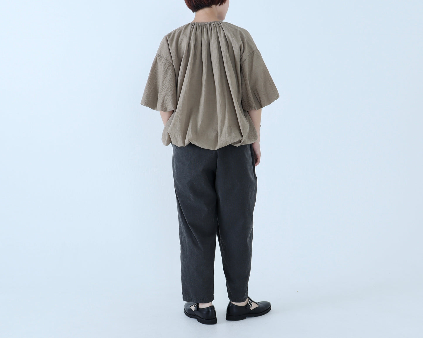 【NEW】綿ローン パラシュートブラウス