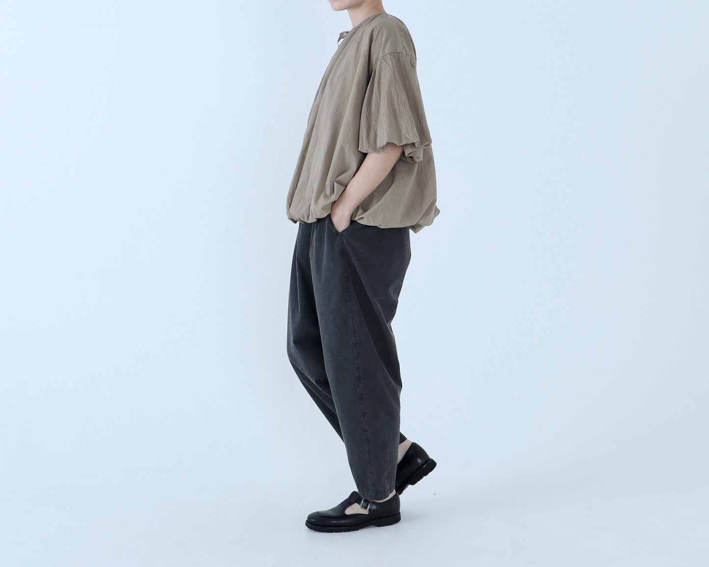 【NEW】綿ローン パラシュートブラウス