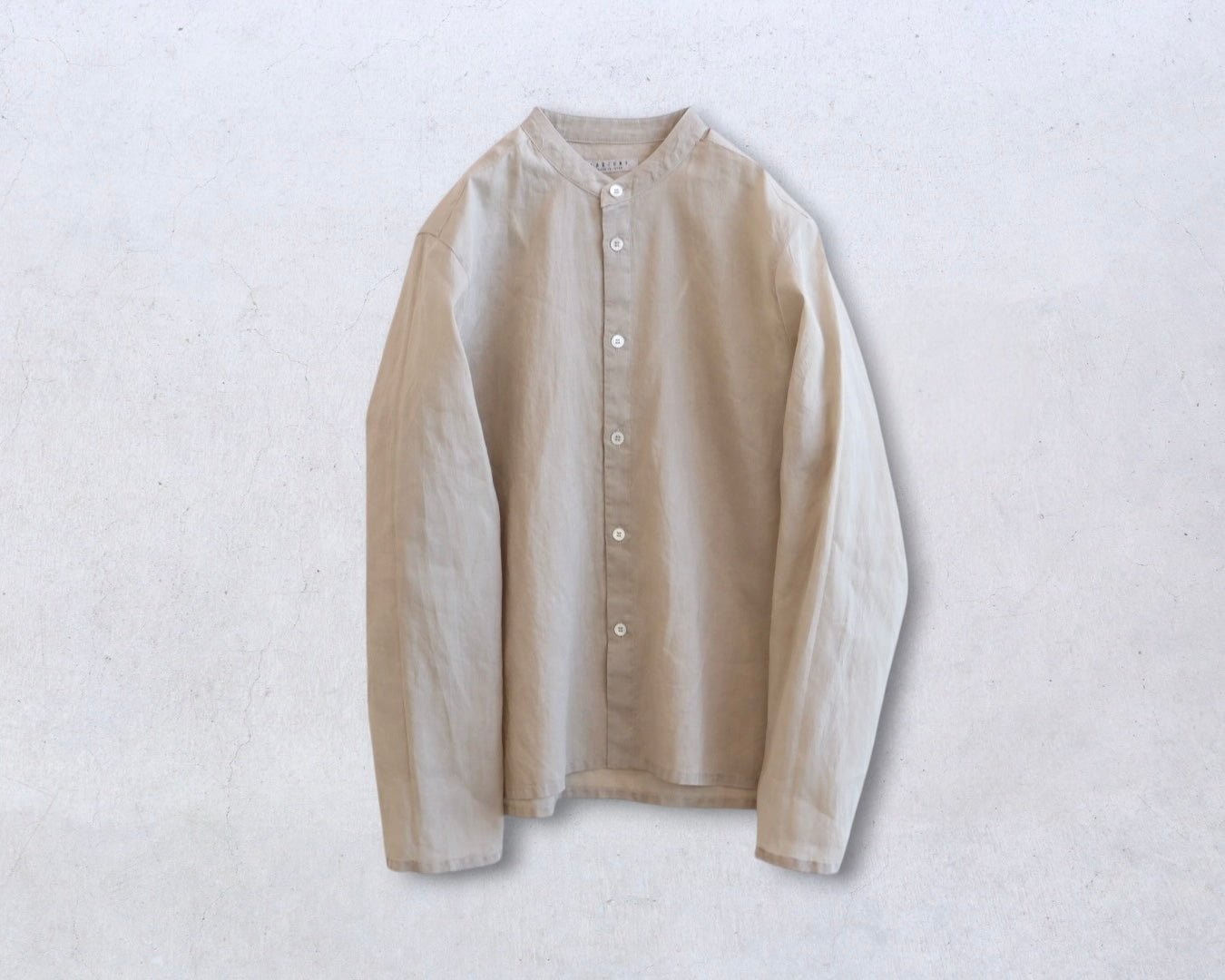 綿(コールドマーセ加工) プレーンシャツ
