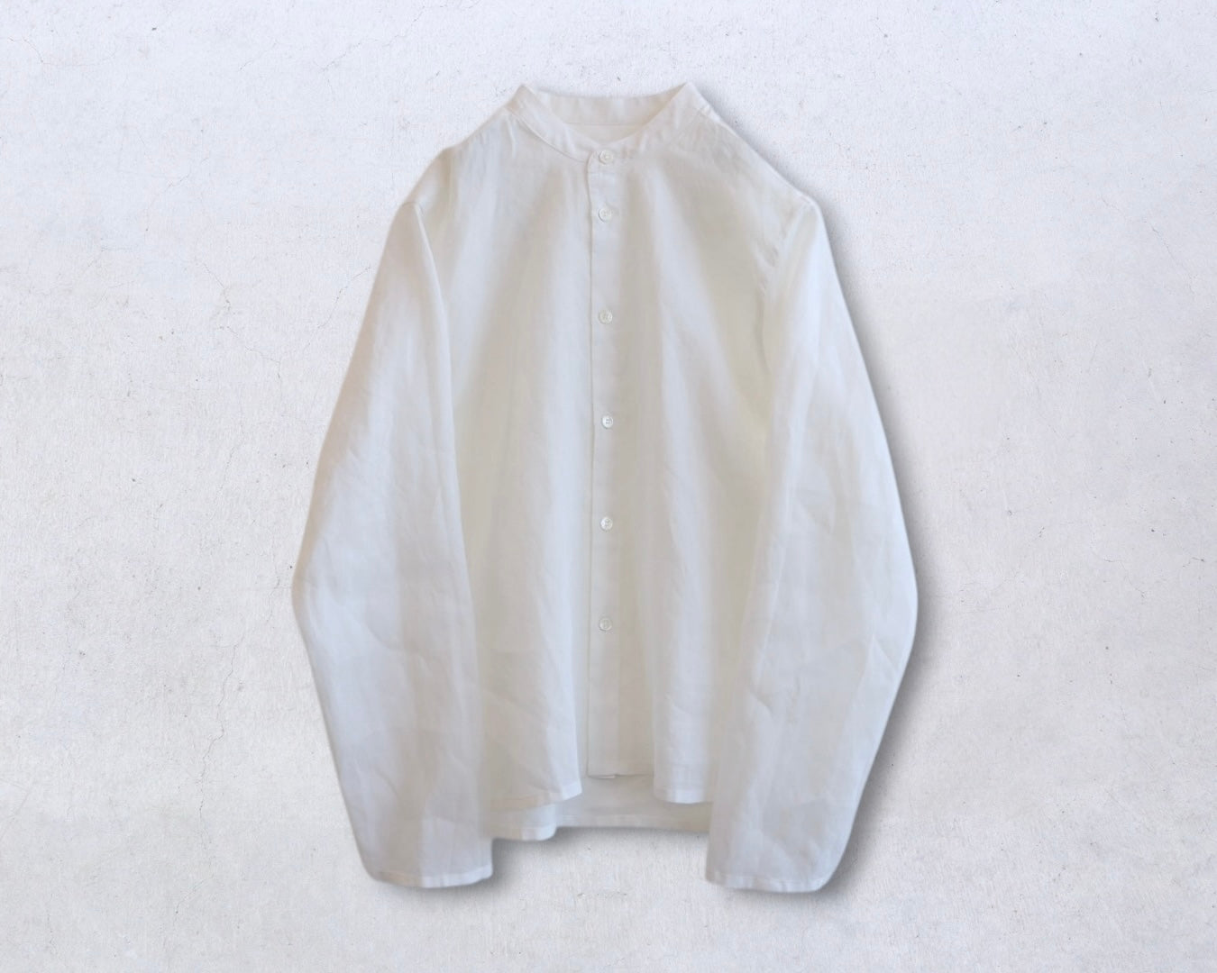 綿(コールドマーセ加工) プレーンシャツ
