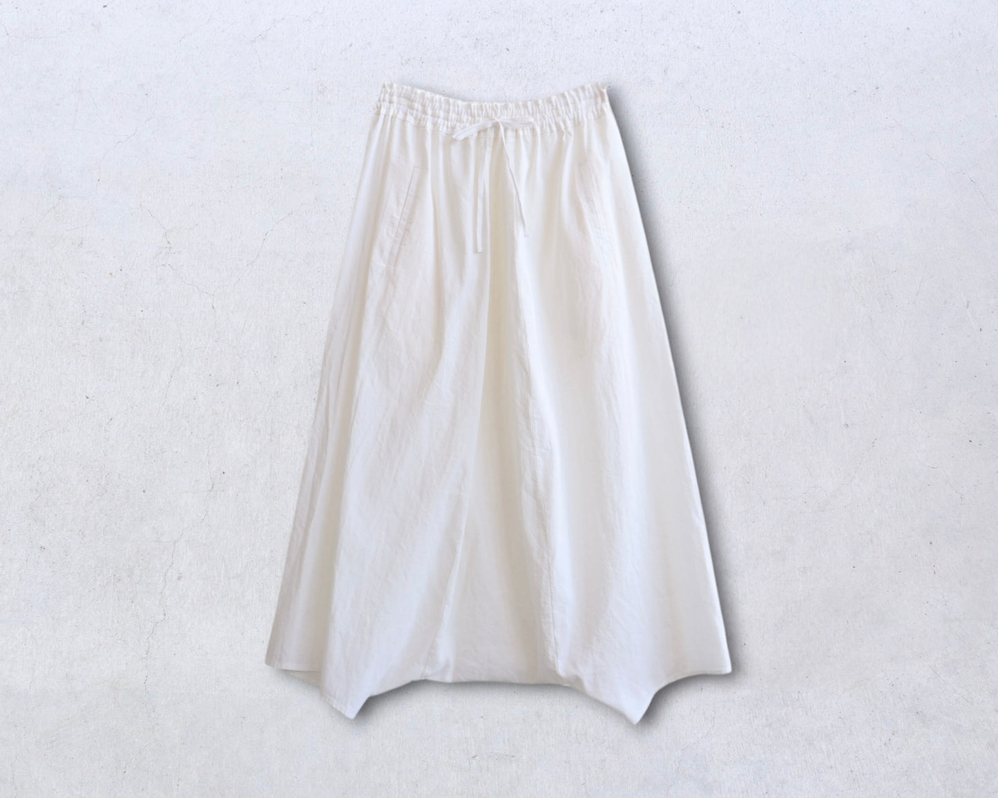 綿麻 サルエルパンツ