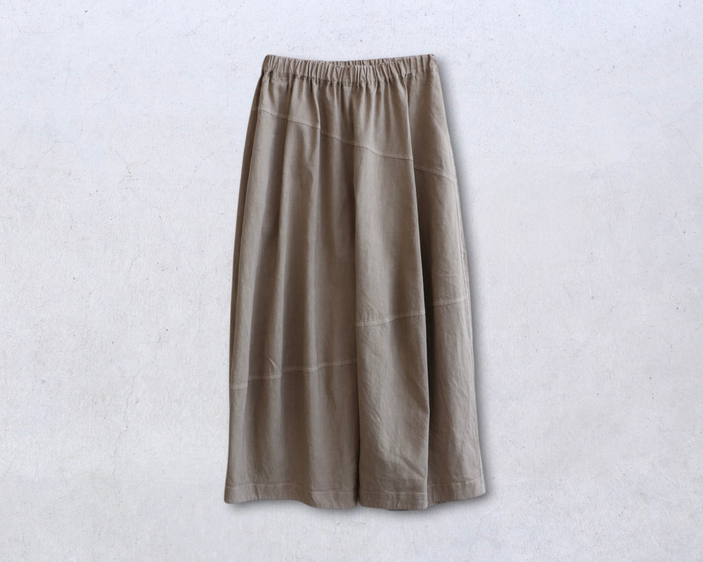 綿麻 キュービックパンツ