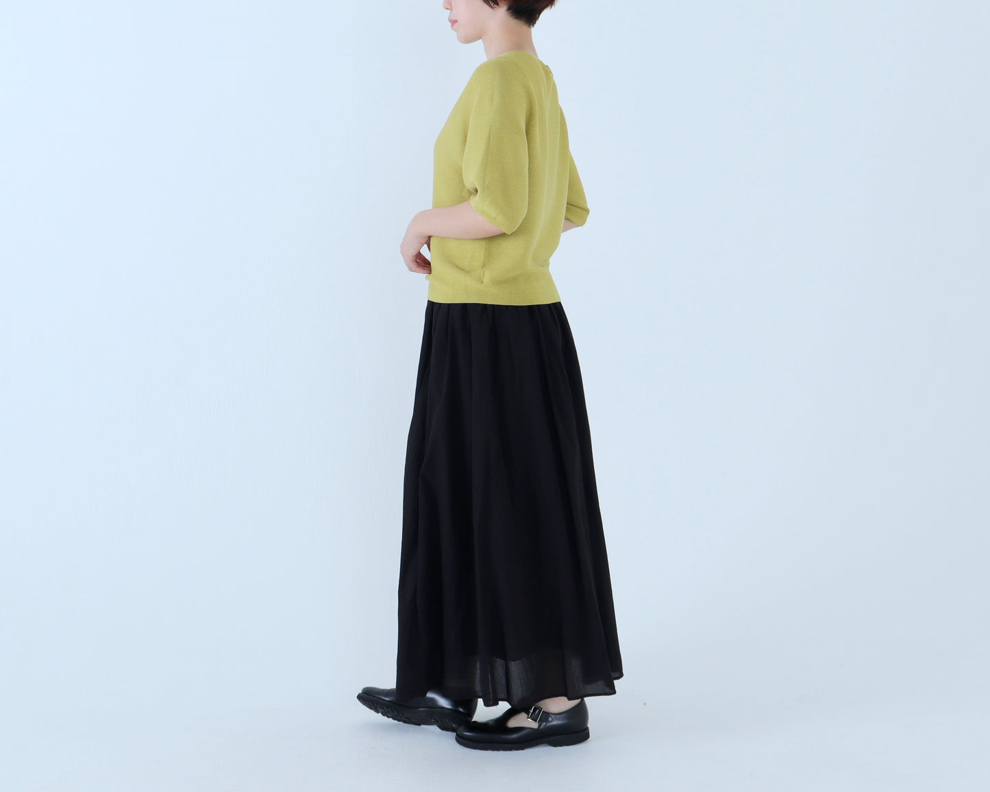 【NEW】綿ローン ローンダブルスカート