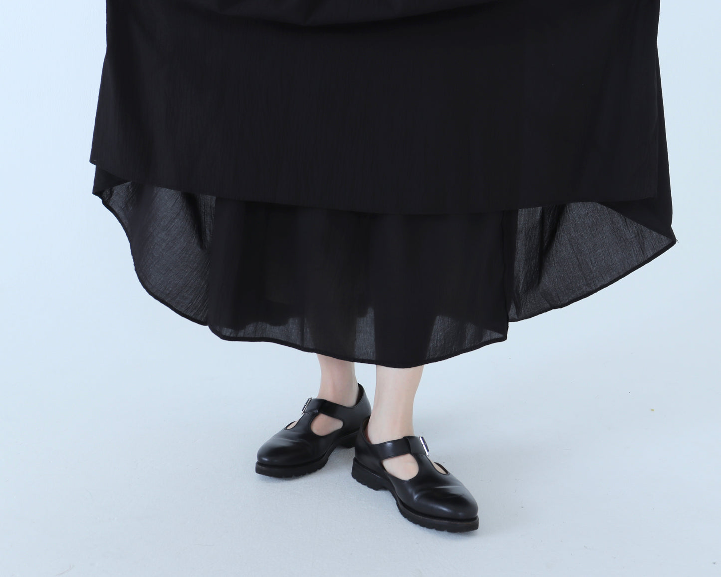 【NEW】綿ローン ローンダブルスカート