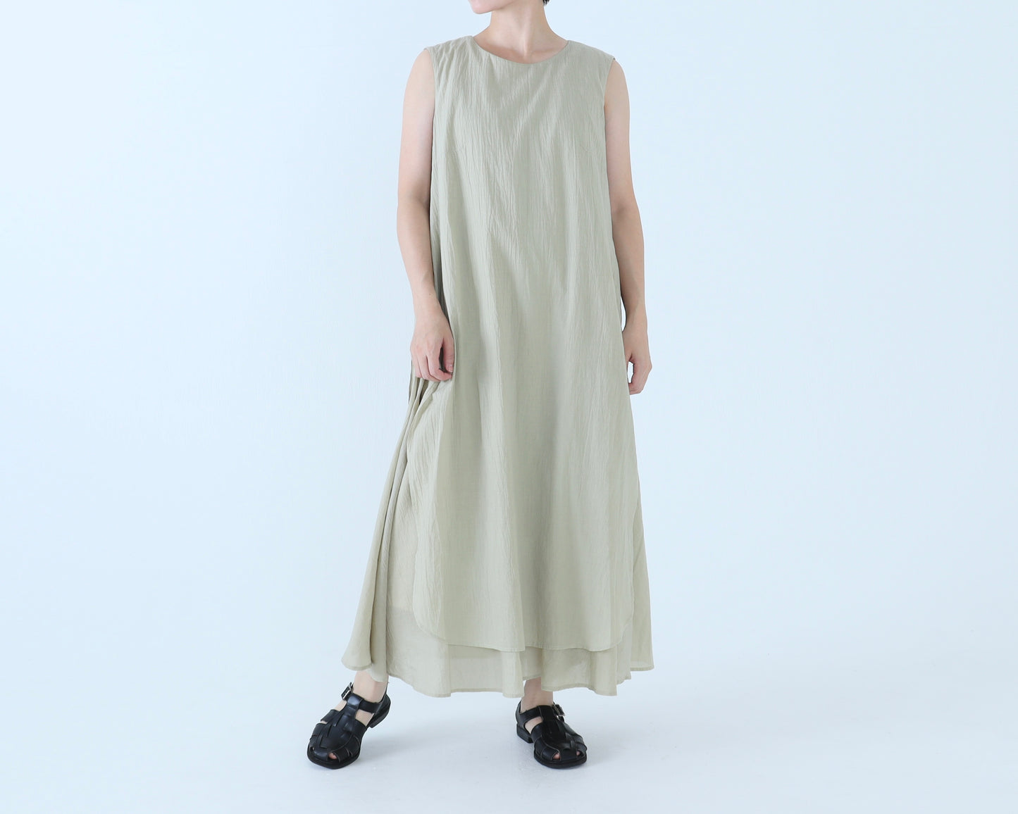 【NEW】綿ローン レイヤードドレス