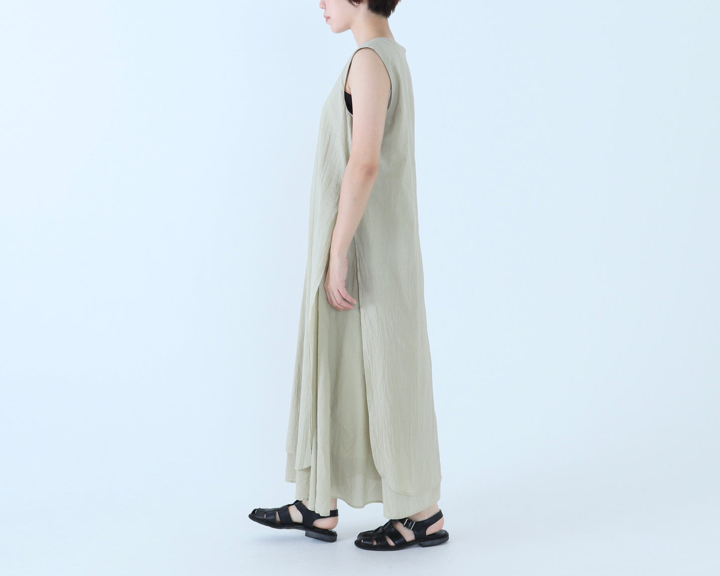 【NEW】綿ローン レイヤードドレス