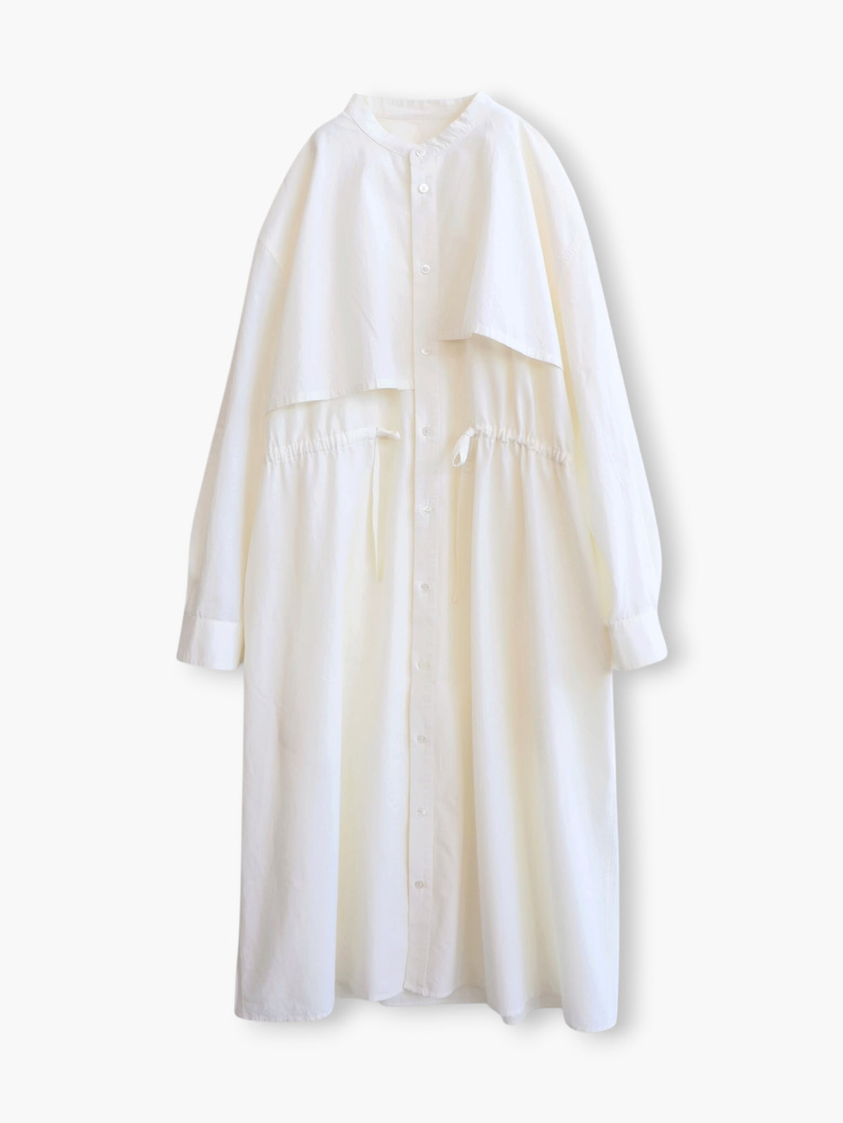 【NEW】綿ウールタイプライター トレンチシャツワンピース