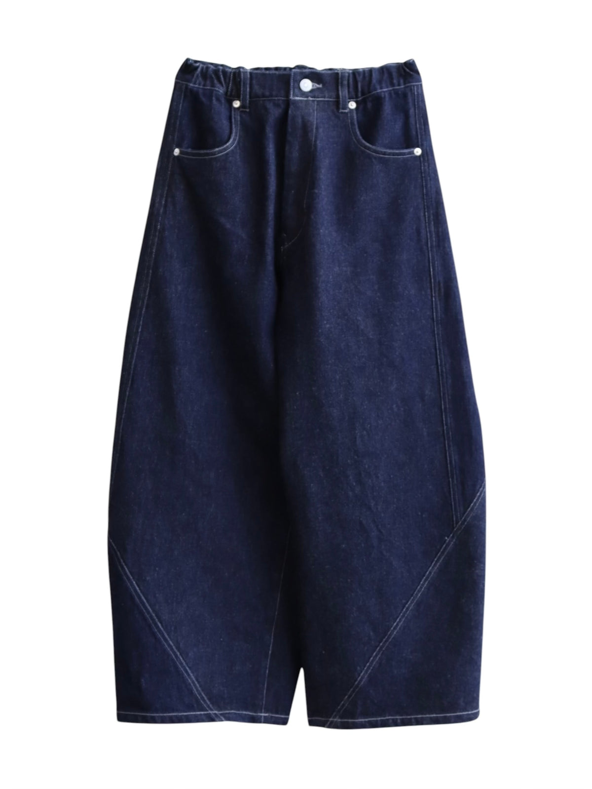 【NEW】綿デニム コクーンワイドパンツ