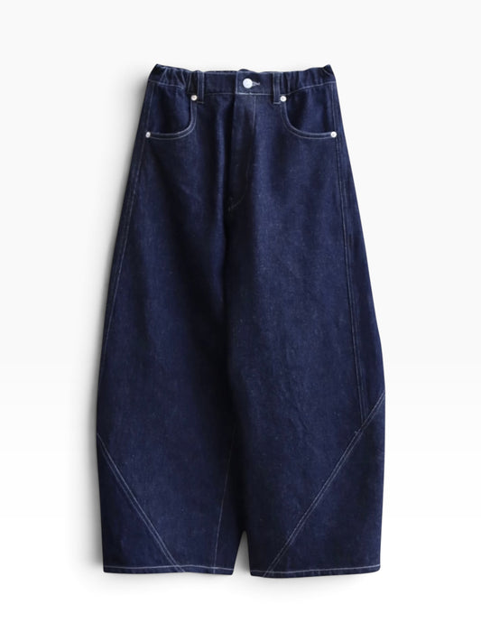 【NEW】綿デニム コクーンワイドパンツ