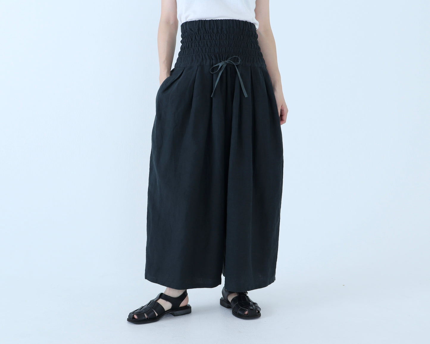 【NEW】アイリッシュリネン シャーリングパンツ