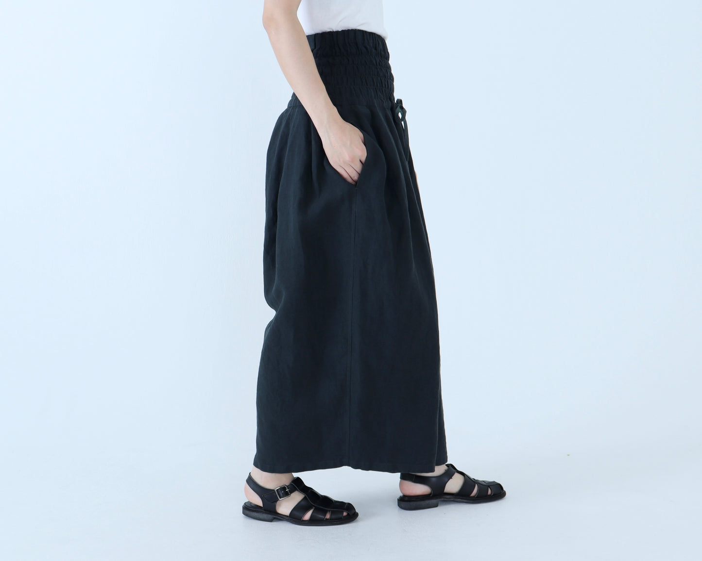 【NEW】アイリッシュリネン シャーリングパンツ