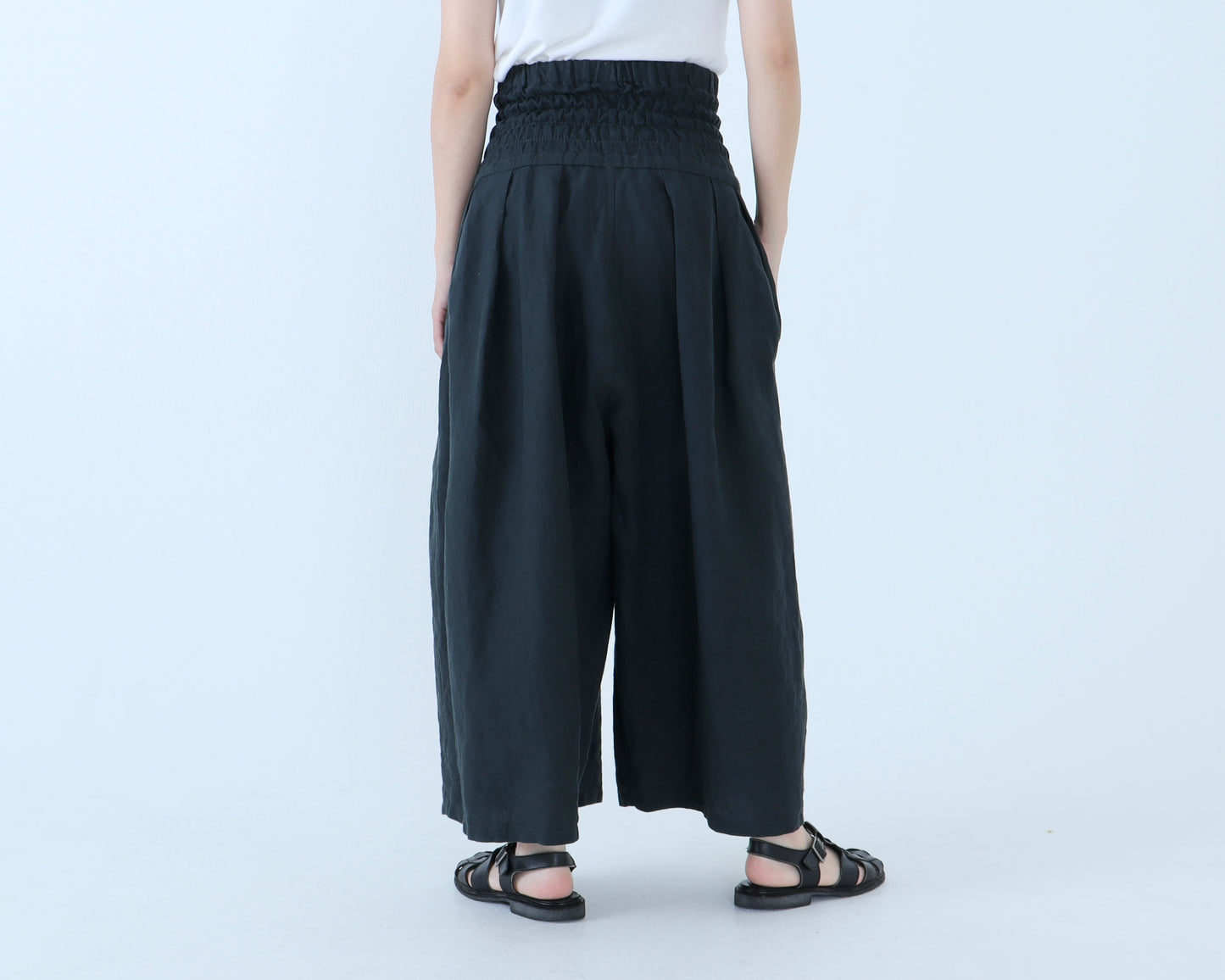 【NEW】アイリッシュリネン シャーリングパンツ