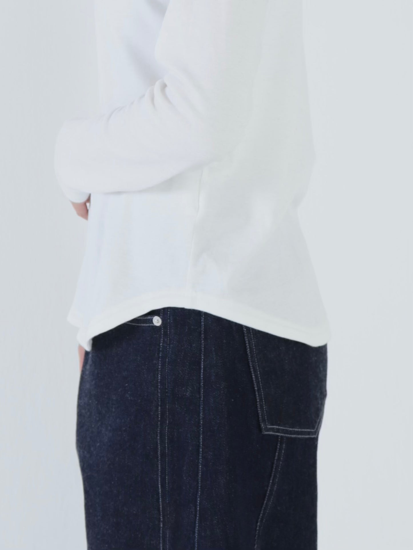 【NEW】綿スムース クルーネックカットソー
