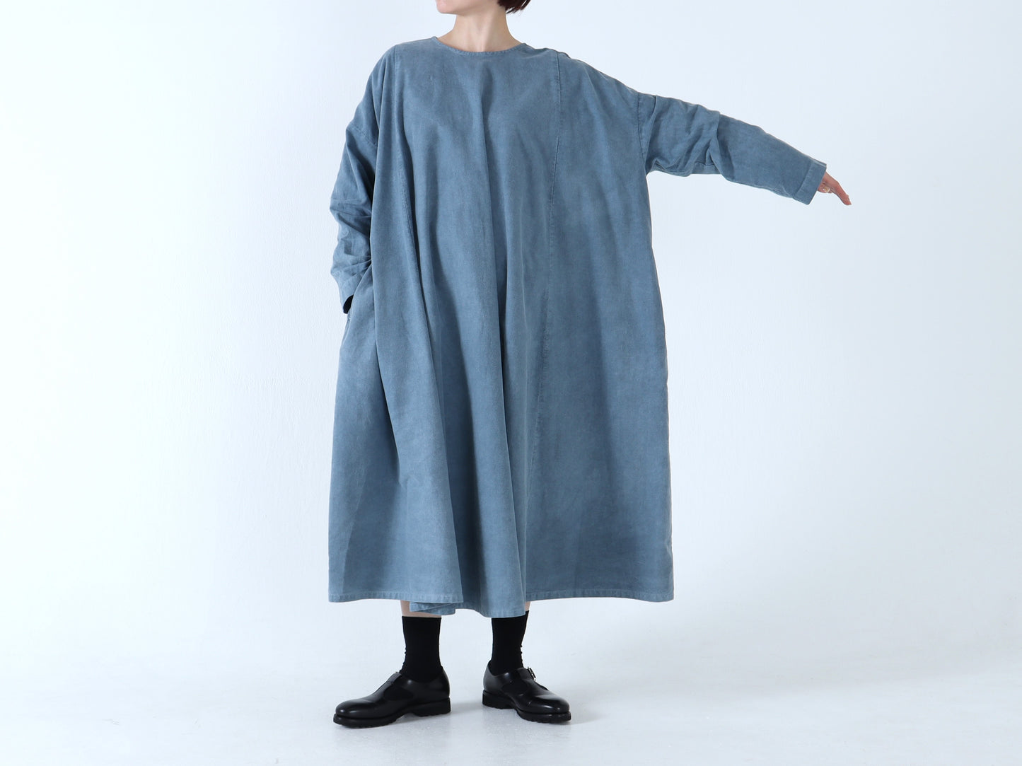 綿ネル サークルワンピース